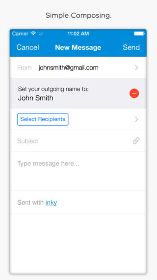تطبيق Inky Mail لإدارة الحسابات البريدية يحصل على المزيد من المميزات 