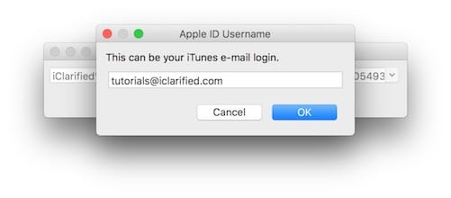 إدخال حساب Apple ID 