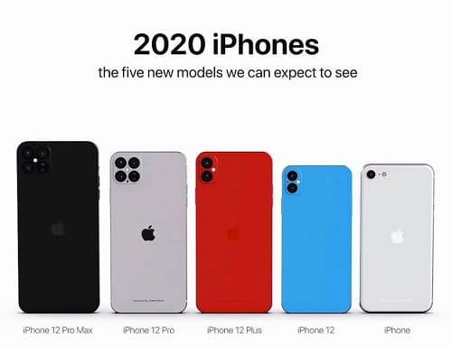 5 آيفونات جديدة من Apple سنة 2020