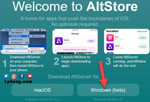تحميل متجر AltStore للآيفون من الموقع الرسمي