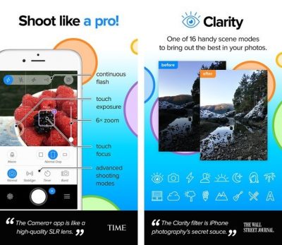 تطبيق Camera+ 6 يصل إلى نظام iOS 8 ويدعم الكثير من المميزات الجديدة