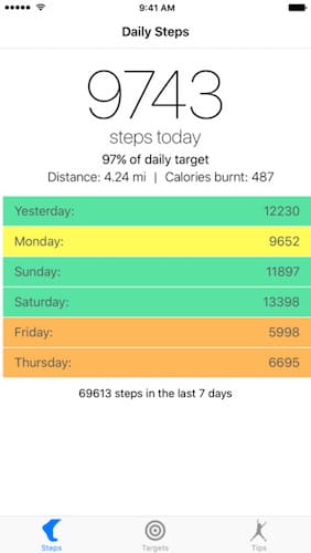 تطبيق Daily Steps تطبيق مدفوع مجاني لفترة