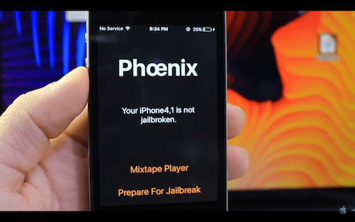 واجهة تطبيق الجيلبريك Phoenix iOS 9.3.5
