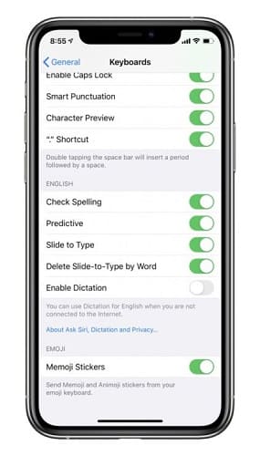 اخفاء ميموجي MeMoji