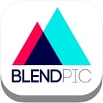 برنامج دمج الصور للايفون Blendpic