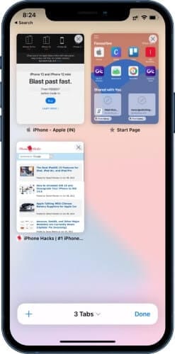 تحسينات iOS 15 في تطبيق سفاري