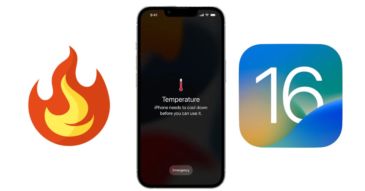 ارتفاع حرارة الآيفون بعد تحديث iOS16