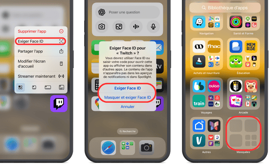 خطوات تفعيل القفل لأي تطبيق باستخدام Face ID