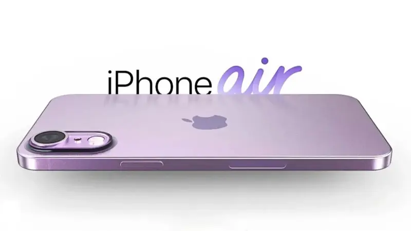 هاتف ايفون 17 air نحيف