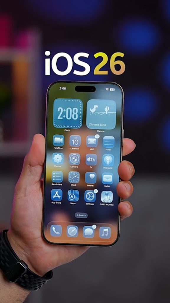 تحديث ios 26 على الايفون
