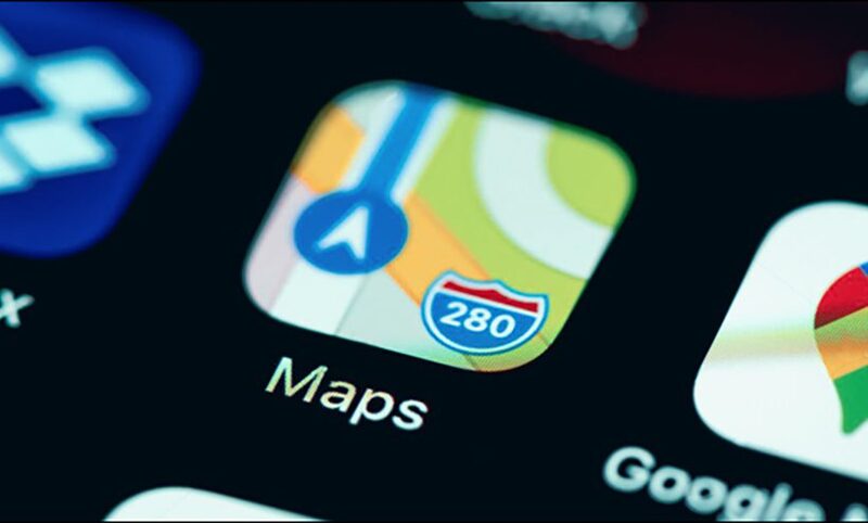 تطبيقة maps على الايفون