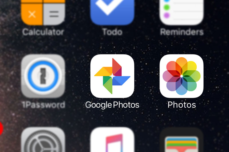 تطبيق Google Photos على آيفون