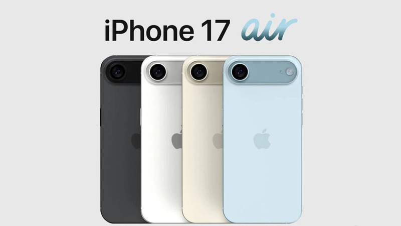 هاتف ايفون air باربع الوان مختلفة