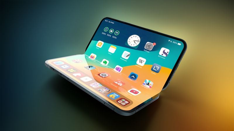 آيفون قابل للطي مستوحى من iPhone Air