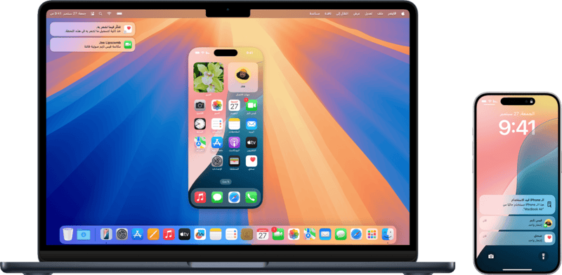 تطبيق Mac على آيفون
