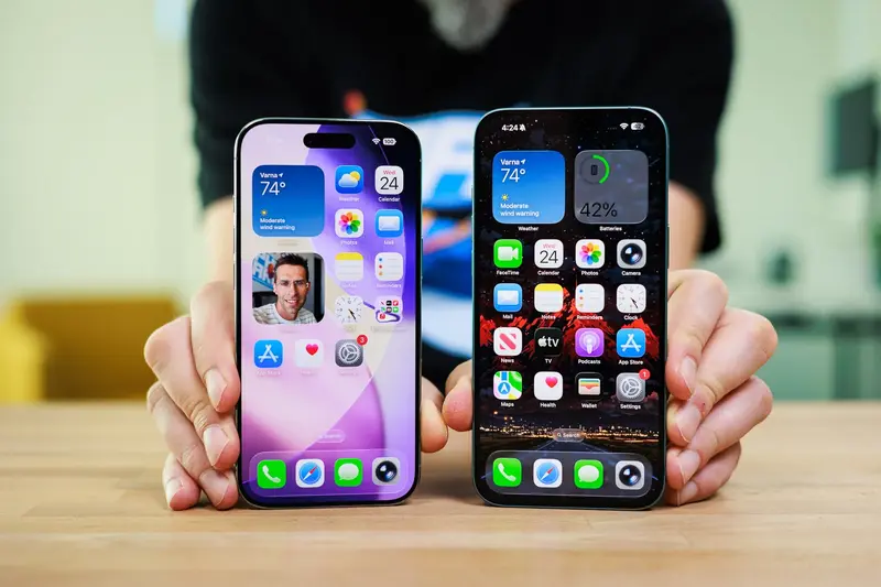 الشاشة: راحة العين وجودة العرض في آيفون Air و 16 Pro و 16 Plus