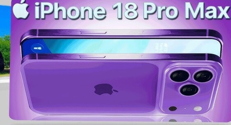iphone 18 بلون بنفسجي