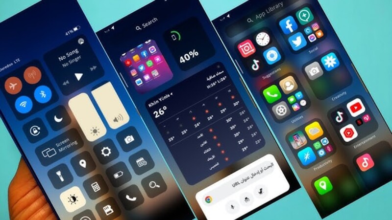 مركز التحكم والإشعارات في iOS 26
