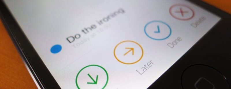 قوائم متابعة المهام اليومية على آيفون