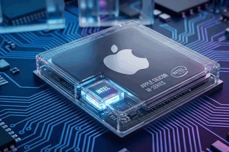 Apple تعتمد على Intel في تصنيع الرقائق apple silicon