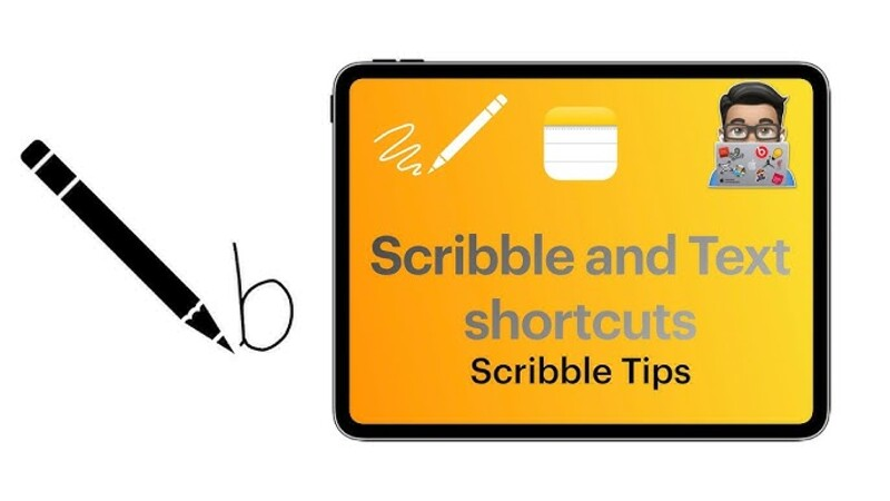 Scribble وKeyboard Shortcuts للكتابة السريعة مع IOS