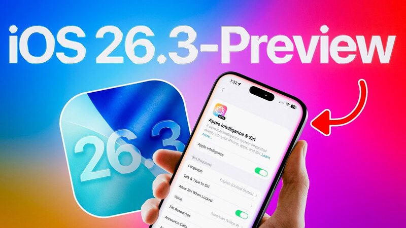 iOS 26.3: تحديث استقرار النظام والبطارية وتطبيقات الآيفون