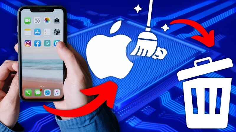  تنظيف التخزين في آيفون