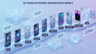 18 عامًا من آيفون: تاريخ الجهاز الذي غيّر حياتنا الرقمية