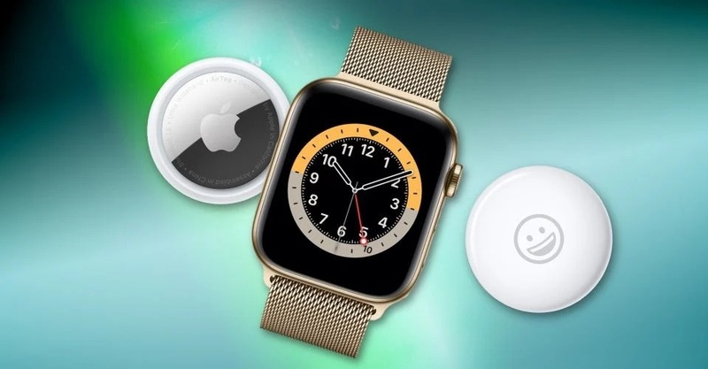 تحديد موقع AirTag على Apple Watch