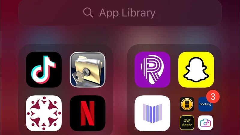 مكتبة التطبيقات (App Library)