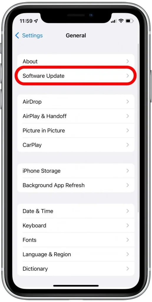 تحديث النظام
