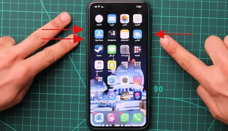 إعادة التشغيل القسري لآيفون 14