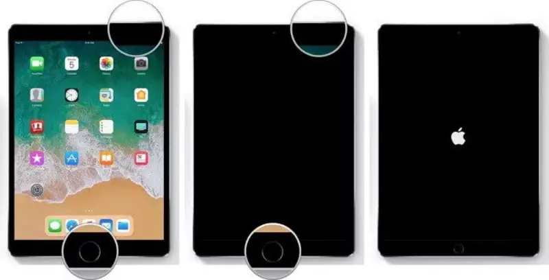 استخدام وضع الاسترداد لحل توقف الآيباد على شعار آبل